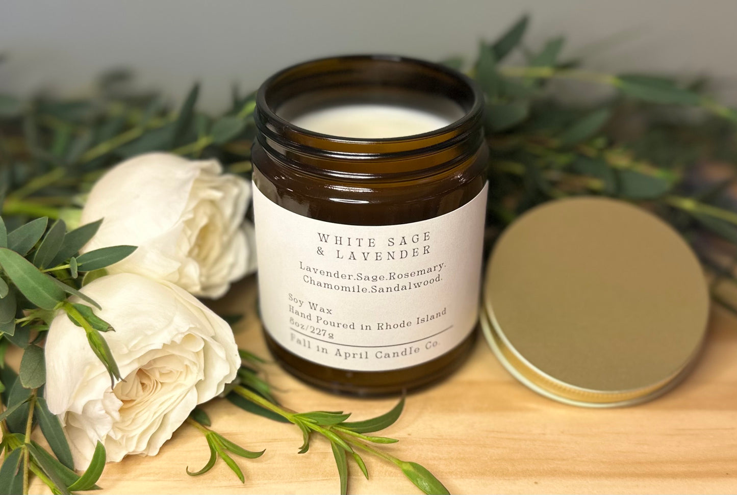 White Sage & Lavender 8 oz