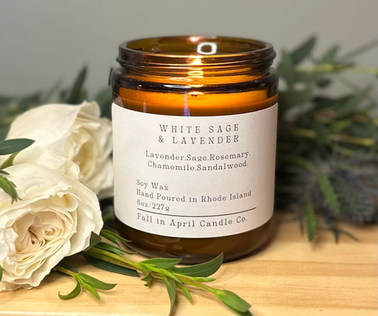 White Sage & Lavender 8 oz